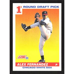 1991 Score #382 Alex Fernandez First Round Draft Pick
