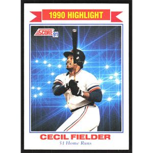 1991 Score #770 Cecil Fielder Season Highlight