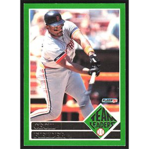 1992 Fleer Team Leaders #6 Cecil Fielder