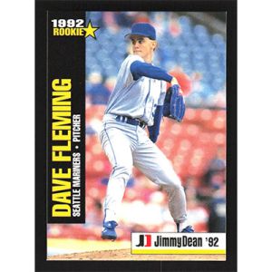 1992 Jimmy Dean Rookie Stars #6 Dave Fleming