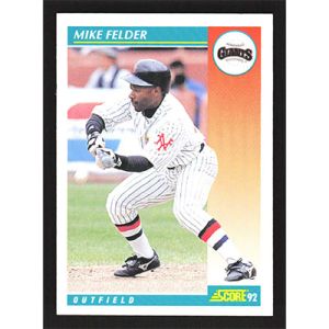 1992 Score #251 Mike Felder