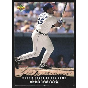 1992 Upper Deck Ted Williams' Best #T5 Cecil Fielder