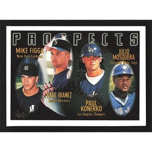 1996 Topps #432 M. Figga/R. Ibanez/P. Konerko/J. Mosquera Prospects