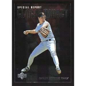 1997 Upper Deck #186 Osvaldo Fernandez Global Impact