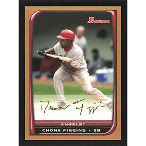 2008 Bowman Gold #176 Chone Figgins