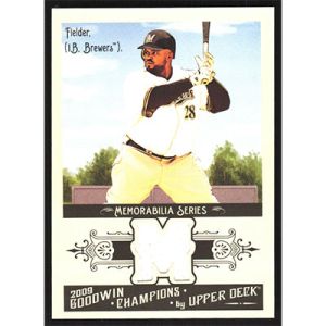 2009 Upper Deck Goodwin Champions Memorabilia #GCM-PF Prince Fielder Jersey