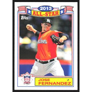 2014 Topps Archives '87 All-Stars #87-JF Jose Fernandez