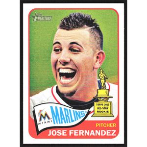 2014 Topps Heritage #439 Jose Fernandez SP