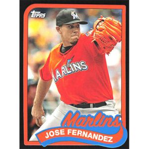 2014 Topps '89 Die Cut Minis #TM-80 Jose Fernandez