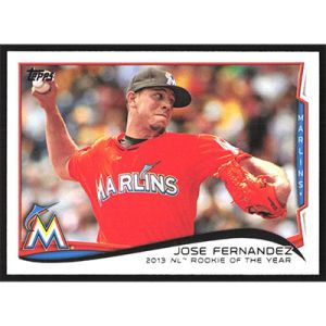 2014 Topps #413 Jose Fernandez Award Winner