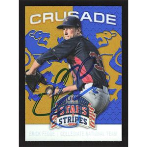2015 USA Baseball Stars & Stripes Crusade Blue #38 Erick Fedde Autographed