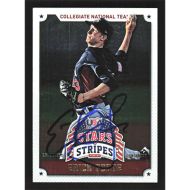 2015 USA Baseball Stars & Stripes Longevity Retail Gold #38 Erick Fedde Autographed