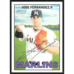 2016 Topps Heritage #442 Jose Fernandez SP