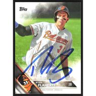 2016 Topps #515 Ryan Flaherty Autographed