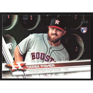 2017 Topps Update #US90B Derek Fisher SP - Dugout
