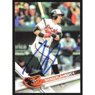 2017 Topps #314 Ryan Flaherty Autographed