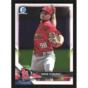 2018 Bowman Chrome Prospects #BCP96 Junior Fernandez