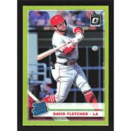 2019 Donruss Optic Lime Green #36 David Fletcher Rated Rookie