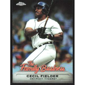 2019 Topps Chrome Update Edition The Family Business #FBC-9 Cecil Fielder