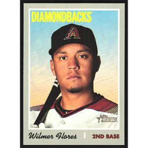 2019 Topps Heritage #590 Wilmer Flores