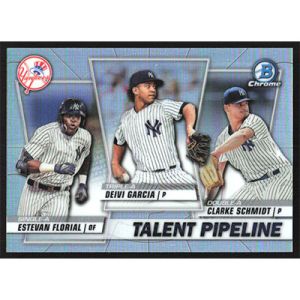 2020 Bowman Talent Pipeline #TP-NYY E. Florial/D. Garcia/C. Schmidt
