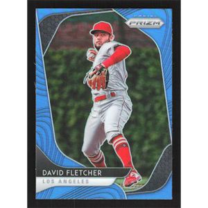 2020 Panini Prizm Carolina Blue #14 David Fletcher