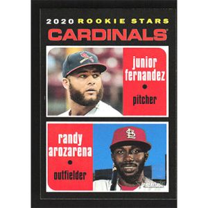 2020 Topps Heritage #216 J. Fernandez/R. Arozarena Rookie Stars