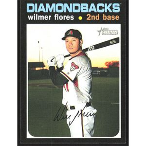 2020 Topps Heritage #274 Wilmer Flores