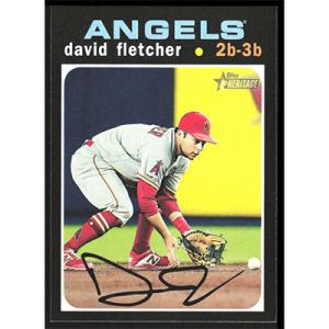 2020 Topps Heritage #485 David Fletcher SP