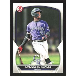 2023 Bowman Prospects #BP-30 Yanquiel Fernandez