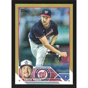 2023 Topps Gold Rainbow Foil #258 Erick Fedde