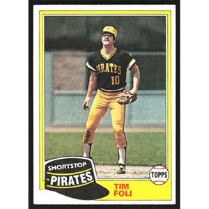 1981 Topps #501 Tim Foli
