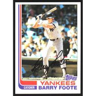 1982 Topps #706 Barry Foote