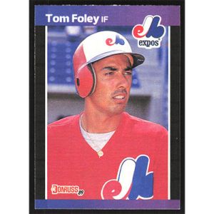 1989 Donruss #342 Tom Foley