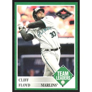 2001 Fleer Platinum #450 Cliff Floyd Team Leaders