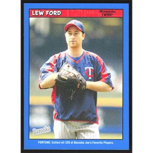 2006 Bazooka Blue Fortune #114 Lew Ford
