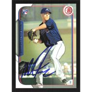 2015 Bowman #134 Mike Foltynewicz Autographed