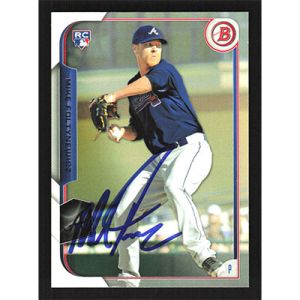 2015 Bowman #134 Mike Foltynewicz Autographed