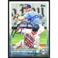 2015 Topps #329 Logan Forsythe Autographed