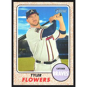 2017 Topps Heritage #30 Tyler Flowers