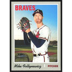 2019 Topps Heritage #327 Mike Foltynewicz