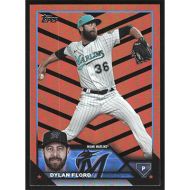 2023 Topps Update Halloween Orange and Black Foil #US92 Dylan Floro