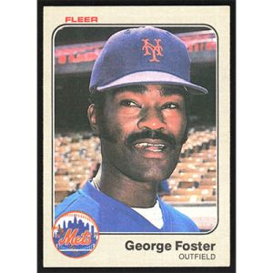 1983 Fleer #542 George Foster