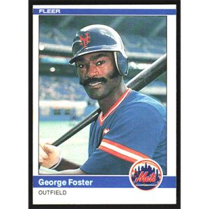 1984 Fleer #584 George Foster