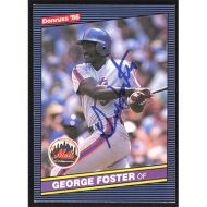 1986 Donruss #116 George Foster Autographed