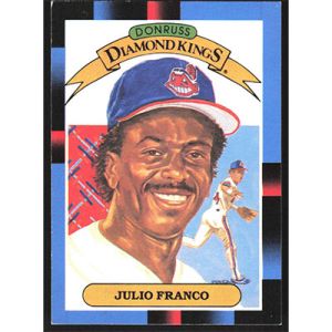 1988 Donruss #10 Julio Franco Diamond Kings