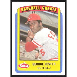 1990 Swell Baseball Greats #97 George Foster