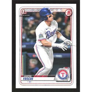 2020 Bowman Draft #BD-124 Justin Foscue