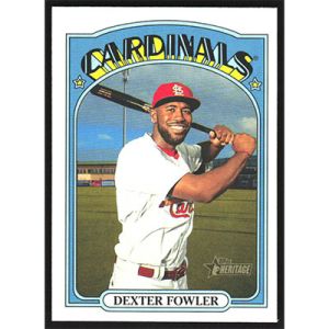 2021 Topps Heritage #161 Dexter Fowler