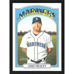 2021 Topps Heritage #625 Jake Fraley